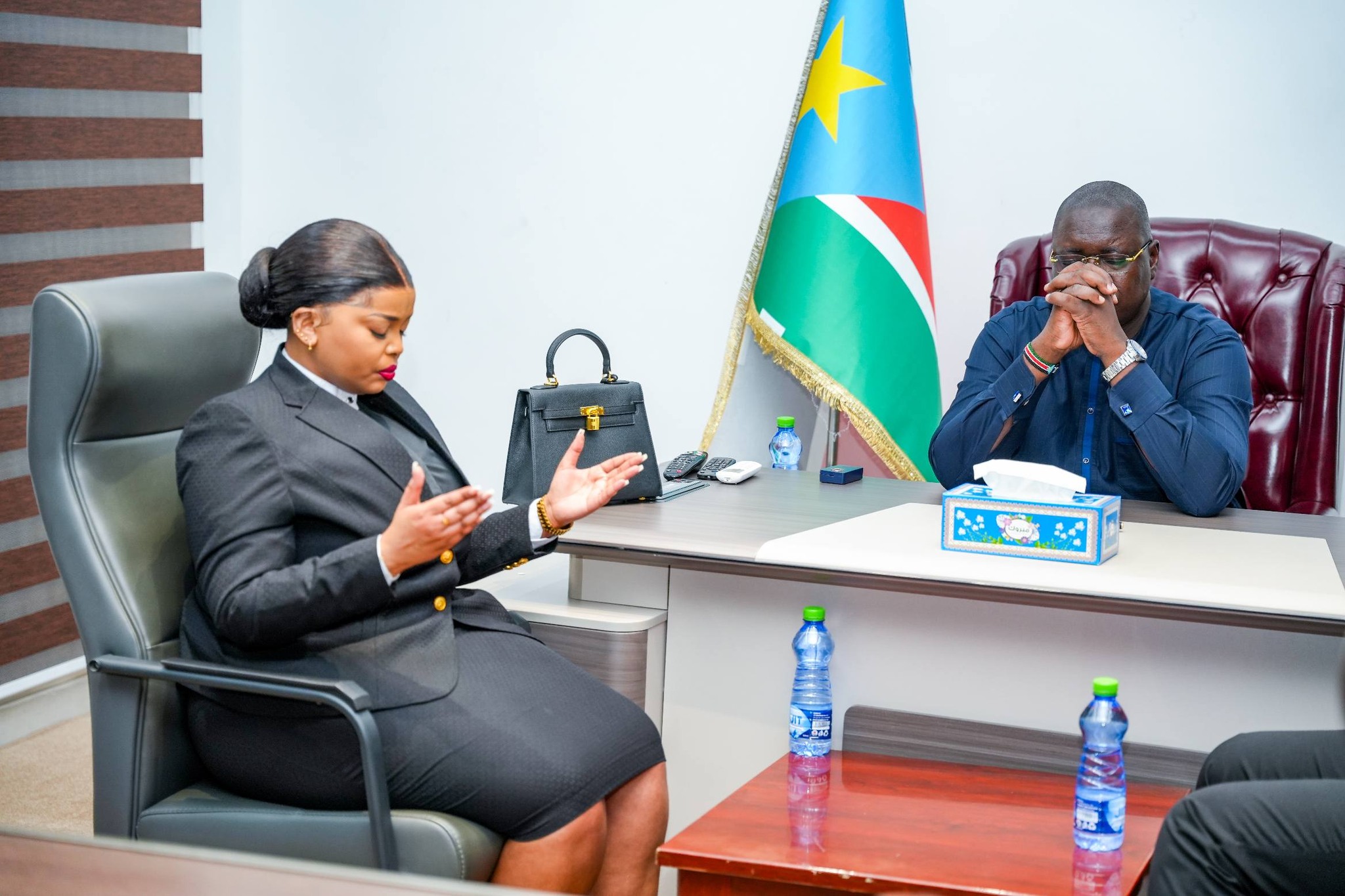 Lucy Natasha, Prophet Jean Paul Deliver Peace Message in Juba